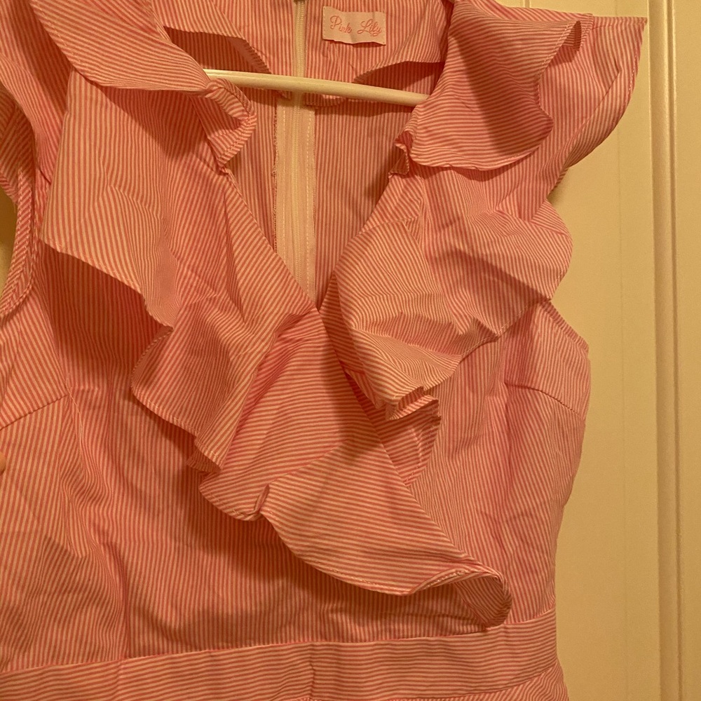 Pink Lily Ruffle Top - Picture 4 of 8